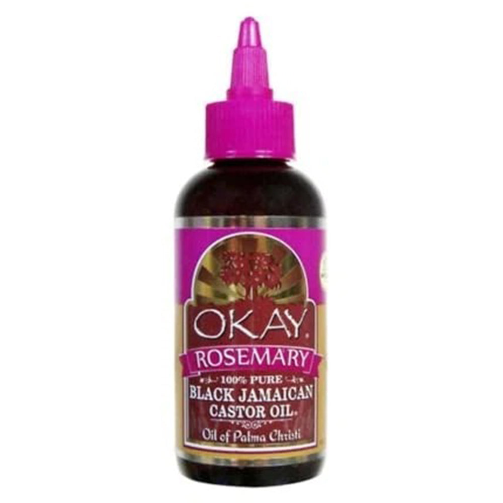Okay Pure Naturals Black Jamaican Castor Oil for Hair Growth 4Oz (118ml)